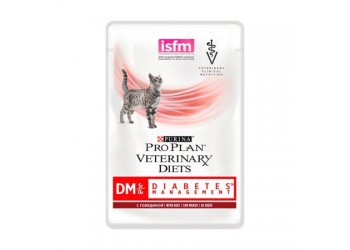 Purina Pro Plan Veterinary Diets Feline DM ST/OX Diabetes Management Manzo da 85 gr